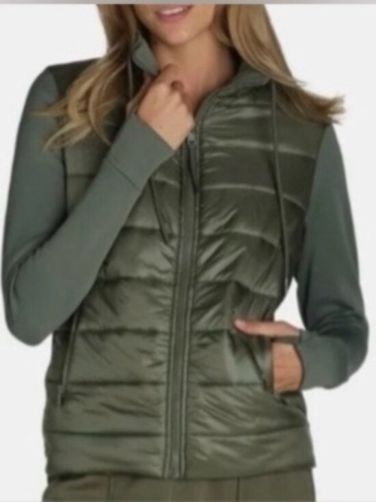 Avia Jackets & Blazers - Avia Cabincore BLACK Lightweight Quilted Active Jacket